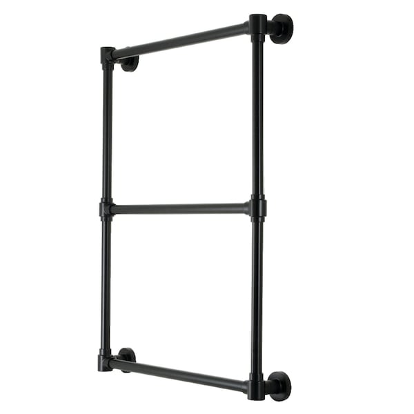 Kingston Brass 24" x 32" Wall Mount Towel Rack, Matte Black DTM322430 - main